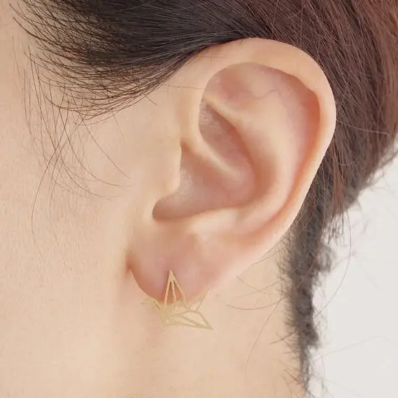 Promotion Wholesale Jewelry Wild Origami Crane Earrings for Women Vintage Cute Animal Bird Stud Earrings Pendientes E5022
Promotion Wholesale Jewelry Wild Origami Crane Earrings for Women Vintage Cute Animal Bird Stud Earrings Pendientes E5022
