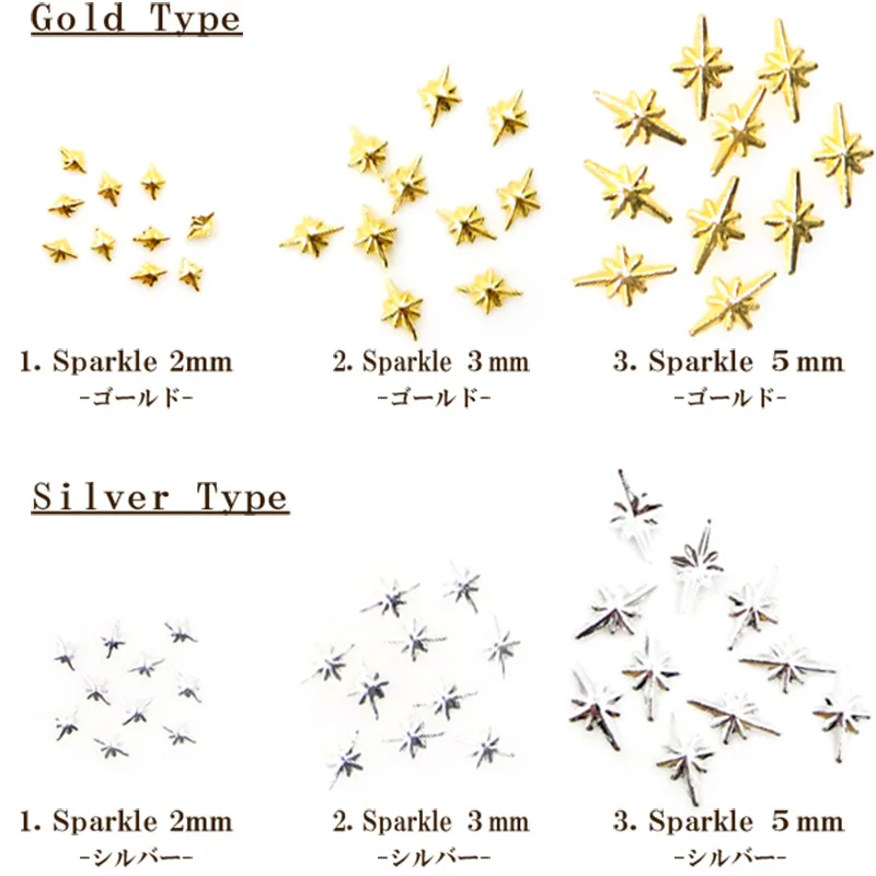 500pcs/bag New 3D Nail Art Decoration Alloy Japanese Gold Silver Mini Stud Rivet Kawaii Fancy Star DIY Nail Tools Supplies
500pcs/bag New 3D Nail Art Decoration Alloy Japanese Gold Silver Mini Stud Rivet Kawaii Fancy Star DIY Nail Tools Supplies