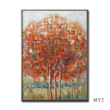 Abstract 100% Hand Painted Red Tree Oil Painting Art Canvas Wall Art Home Decoration Unframed Paintings For Living Room Decor
Abstract 100% Hand Painted Red Tree Oil Painting Art Canvas Wall Art Home Decoration Unframed Paintings For Living Room Decor