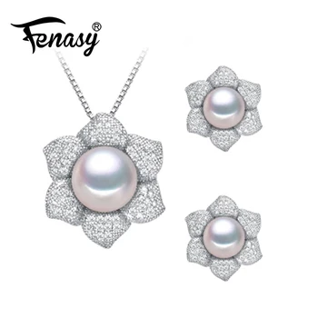 FENASY Pearl jewelry sets,Flower shape natural pearl earrings for women/pendant necklace for wedding engagement Party aliexpress
FENASY Pearl jewelry sets,Flower shape natural pearl earrings for women/pendant necklace for wedding engagement Party aliexpress