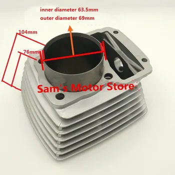 LIFAN CG200 CG196 LF200 63.5MM Motorcycle Cylinder Kits With Piston And 15MM Pin
LIFAN CG200 CG196 LF200 63.5MM Motorcycle Cylinder Kits With Piston And 15MM Pin