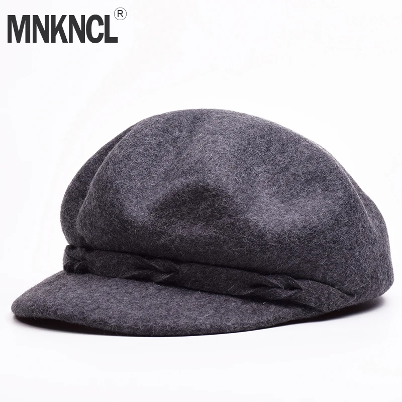 MNKNCL High Quality 100% Wool Beret Hat Fashion Women Cap Autumn Winter Spring Warm Hats For Girls
MNKNCL High Quality 100% Wool Beret Hat Fashion Women Cap Autumn Winter Spring Warm Hats For Girls