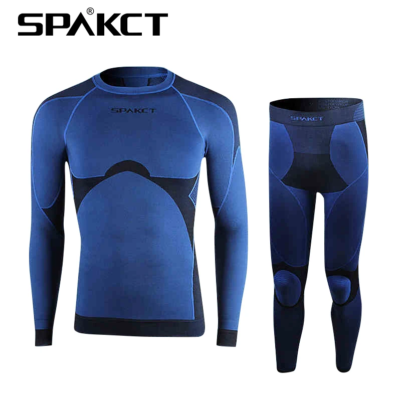 Image SPAKCT Women Men Winter Thermal Warm Up Fleece Compression Cycling Base Layers Shirts Bike Bicycle Running Sets Suits Sportswear