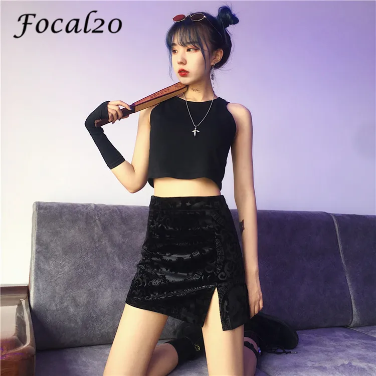 Focal20 Streetwear Dragon Print Female A-line Skirts Above Knee Summer Ruffles Solid Color High Waist Split Women Skirt
Focal20 Streetwear Dragon Print Female A-line Skirts Above Knee Summer Ruffles Solid Color High Waist Split Women Skirt