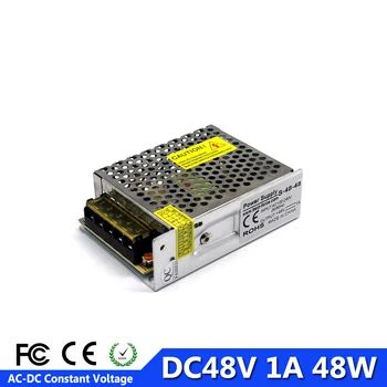 DC 48V Switch power supply 1A 48W Driver Factory Supplier AC100-240v TO DC48V Power Source For LED Strip Display Light CNC Motor
DC 48V Switch power supply 1A 48W Driver Factory Supplier AC100-240v TO DC48V Power Source For LED Strip Display Light CNC Motor