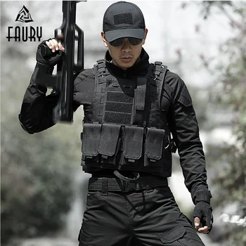 Men's Tactical Vest Hunting Military Equipment Airsoft Military Uniform Combat Vest Colete Tatico Chaleco Army Vest Black
Men's Tactical Vest Hunting Military Equipment Airsoft Military Uniform Combat Vest Colete Tatico Chaleco Army Vest Black
