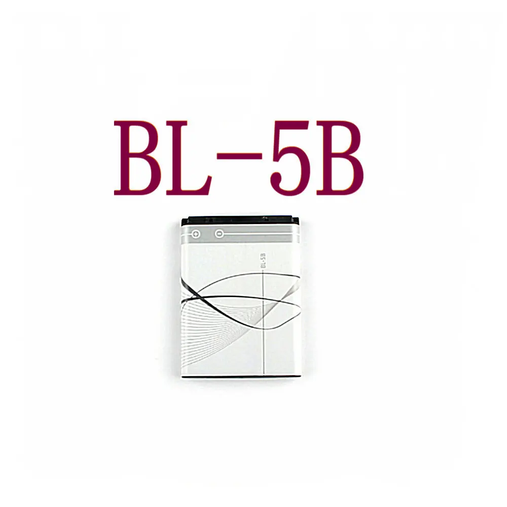 BL-5B 890mAh For Nokia 3230 5070 5140 5140i 5200 5300 5500 6020 6021 6060 High quality Replacement Battery
BL-5B 890mAh For Nokia 3230 5070 5140 5140i 5200 5300 5500 6020 6021 6060 High quality Replacement Battery