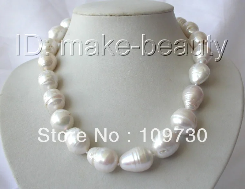 Jewelry 00968 stunning big 22mm baroque white reborn keshi freshwater cultured pearl necklace
Jewelry 00968 stunning big 22mm baroque white reborn keshi freshwater cultured pearl necklace
