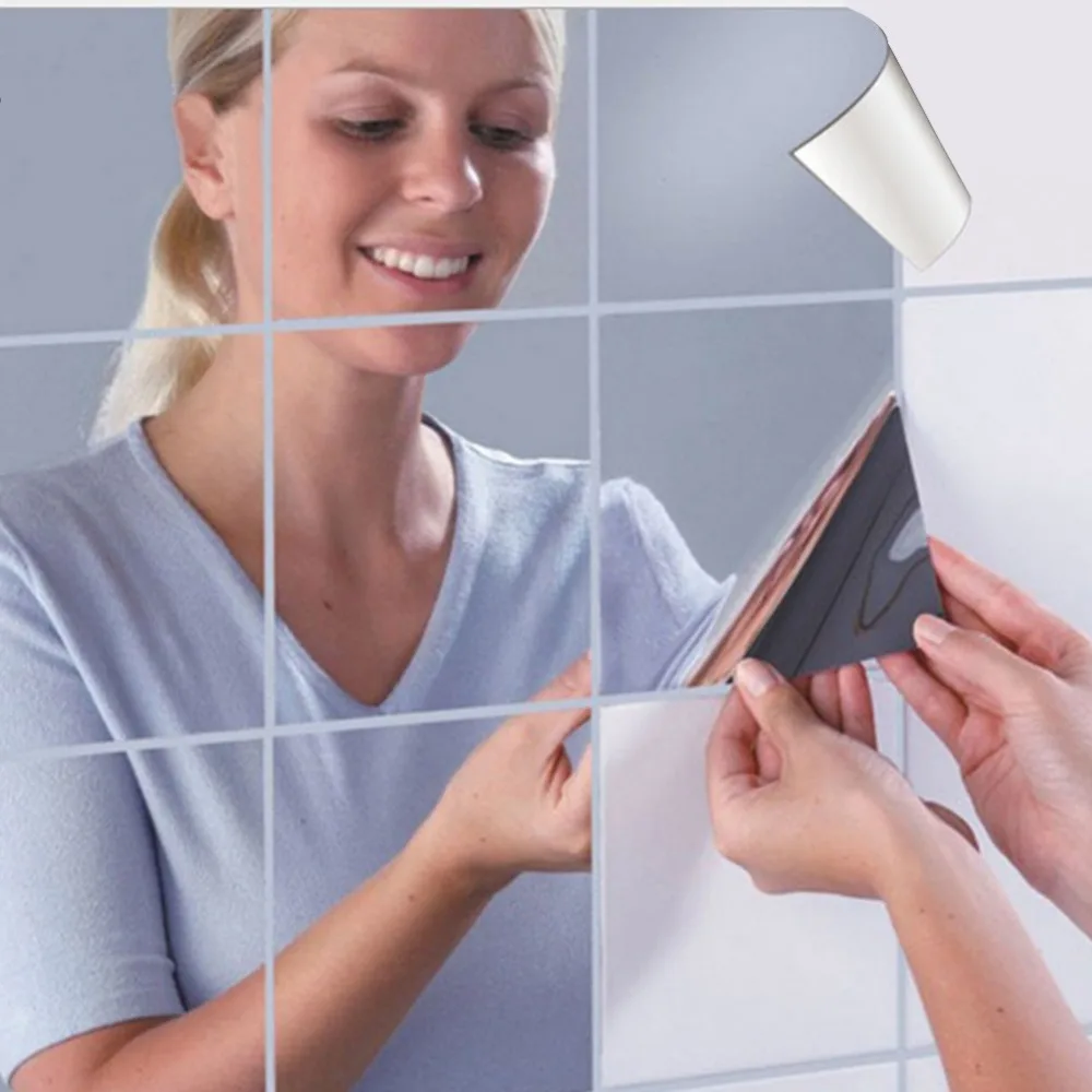 Creative DIY acrylic mirror Foil wall sticker Decorative Window Door Self Adhesive Mirror sticker for Bathroom Tiles Home decor
Creative DIY acrylic mirror Foil wall sticker Decorative Window Door Self Adhesive Mirror sticker for Bathroom Tiles Home decor