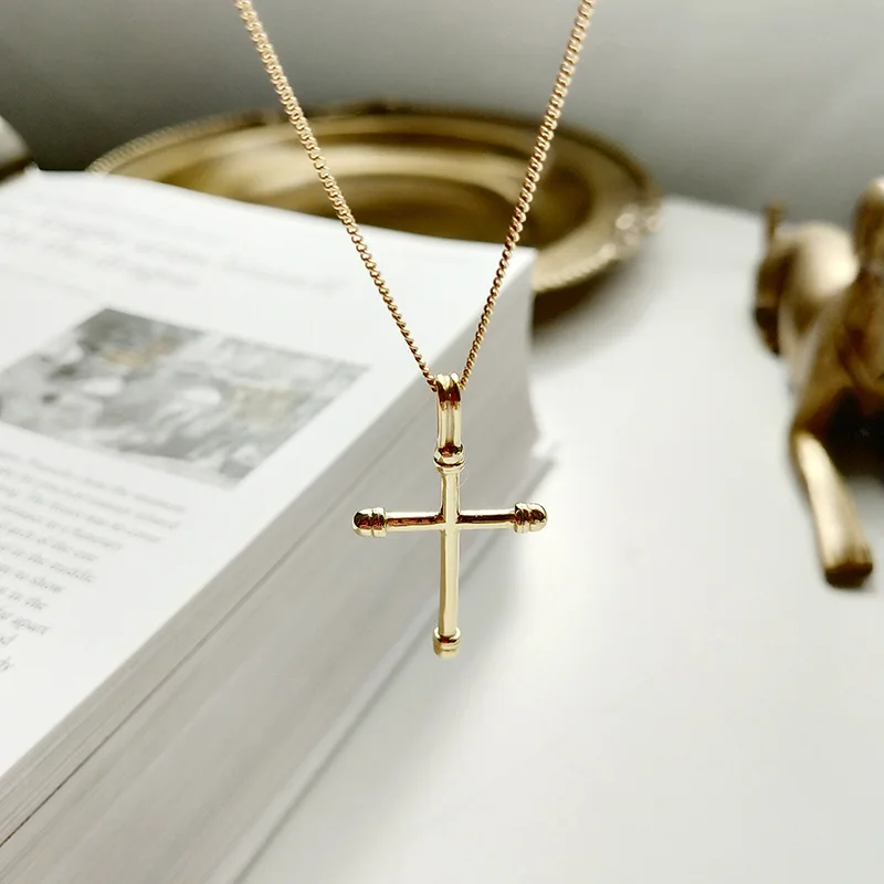 WTLTC Real 925 Sterling Sliver Cross Pendant Necklaces Femme Haning Charm Chokers Minimalist Religion Christian Jewelry Custom
WTLTC Real 925 Sterling Sliver Cross Pendant Necklaces Femme Haning Charm Chokers Minimalist Religion Christian Jewelry Custom