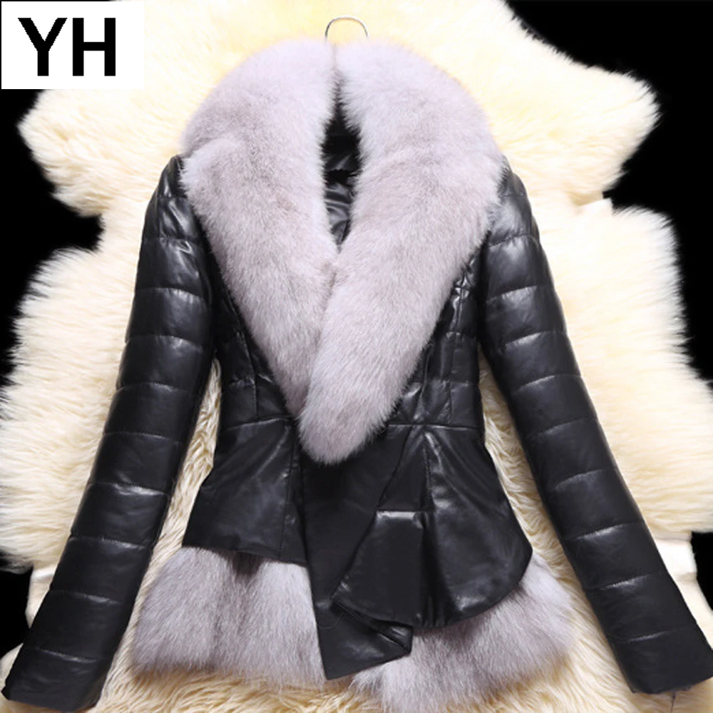 New Women Real Sheepskin Leather And Fox Fur Collar Jacket Winter Warm Genuine Sheepskin Leather Coat Natural Fox Fur Collar
New Women Real Sheepskin Leather And Fox Fur Collar Jacket Winter Warm Genuine Sheepskin Leather Coat Natural Fox Fur Collar