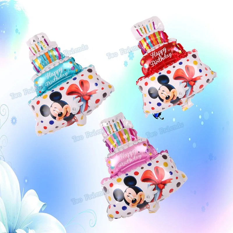 1PC 44*30cm foil birthday cake balloons Mickey ballon cartoon Minnie cake air globo baby shower party decorations lovely balls
1PC 44*30cm foil birthday cake balloons Mickey ballon cartoon Minnie cake air globo baby shower party decorations lovely balls