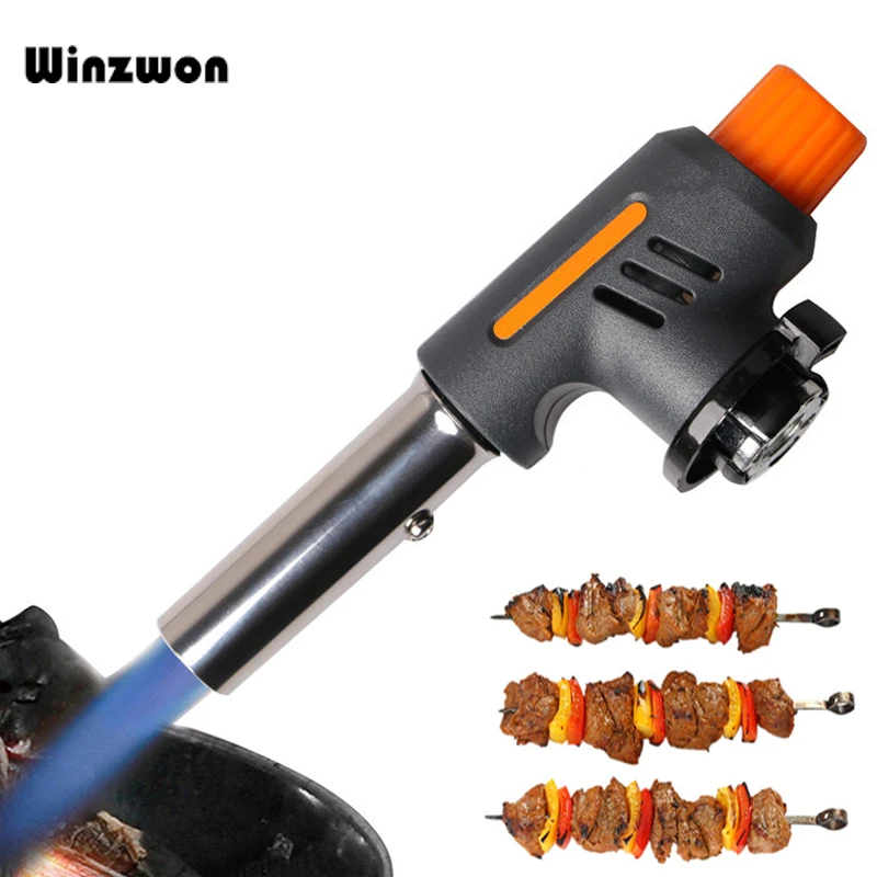 1Pcs Stainless Steel Barbecue Igniter BBQ Lighter Outdoor Picnic Camping High Temperature Flamethrower Flame Gun Kitchen Tools
1Pcs Stainless Steel Barbecue Igniter BBQ Lighter Outdoor Picnic Camping High Temperature Flamethrower Flame Gun Kitchen Tools