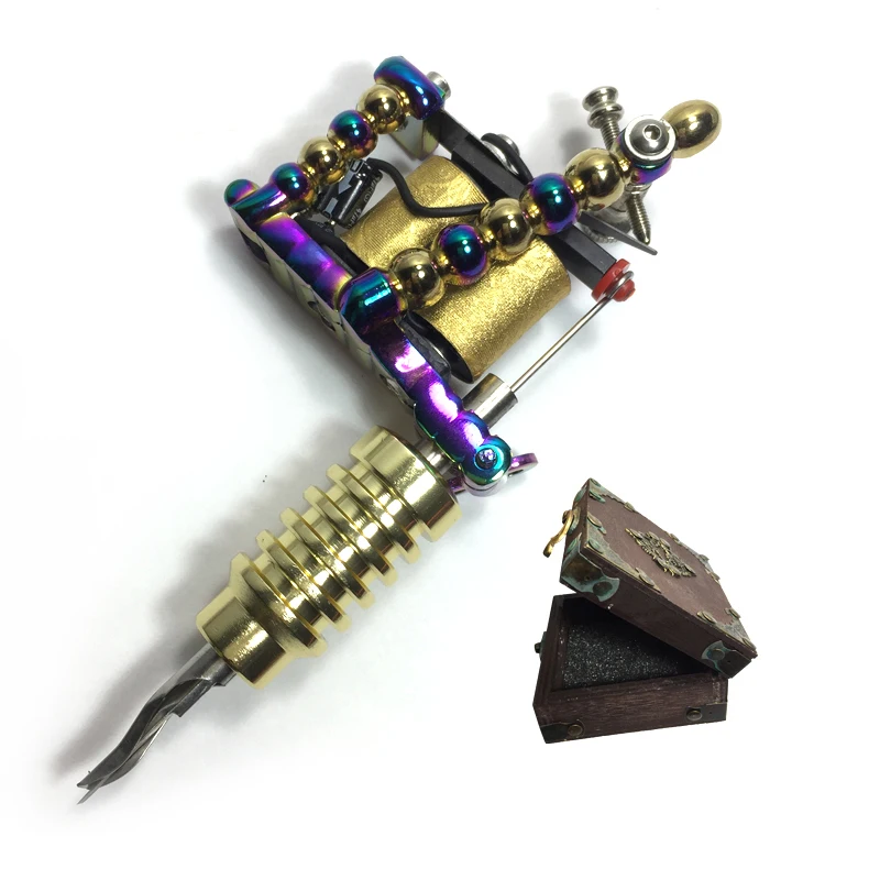 BJT NEW Custom Tattoo Machine Gun for Liner / Shader 10-Wrap Coils Basic Starter Set
BJT NEW Custom Tattoo Machine Gun for Liner / Shader 10-Wrap Coils Basic Starter Set
