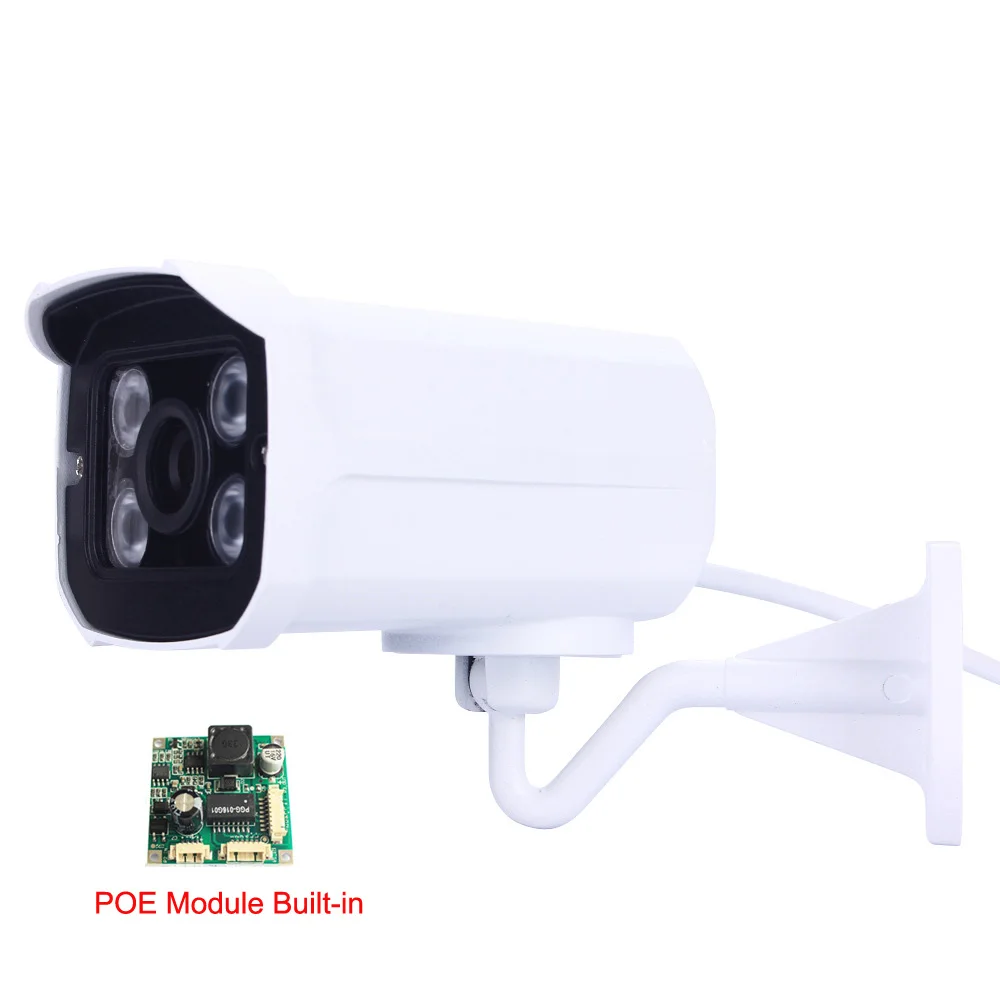 H.265 HI3516D +1/3" OV4689 DSP 4MP 6MM Lens Bullet ONVIF IP Camera With POE Module
H.265 HI3516D +1/3" OV4689 DSP 4MP 6MM Lens Bullet ONVIF IP Camera With POE Module