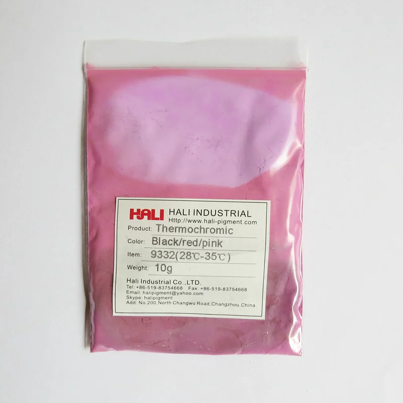 tri color thermochromic pigment powder,three color change hot sensitive powder,Net weight:1kg/bag,active temperature:28-35C.
tri color thermochromic pigment powder,three color change hot sensitive powder,Net weight:1kg/bag,active temperature:28-35C.