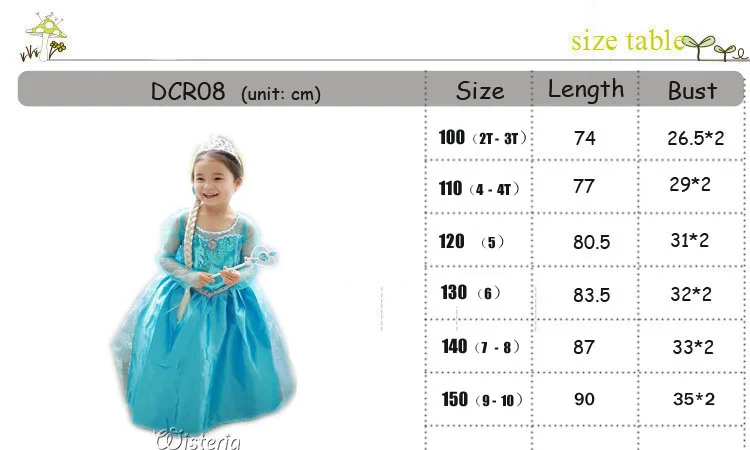 DCR08 SIZE