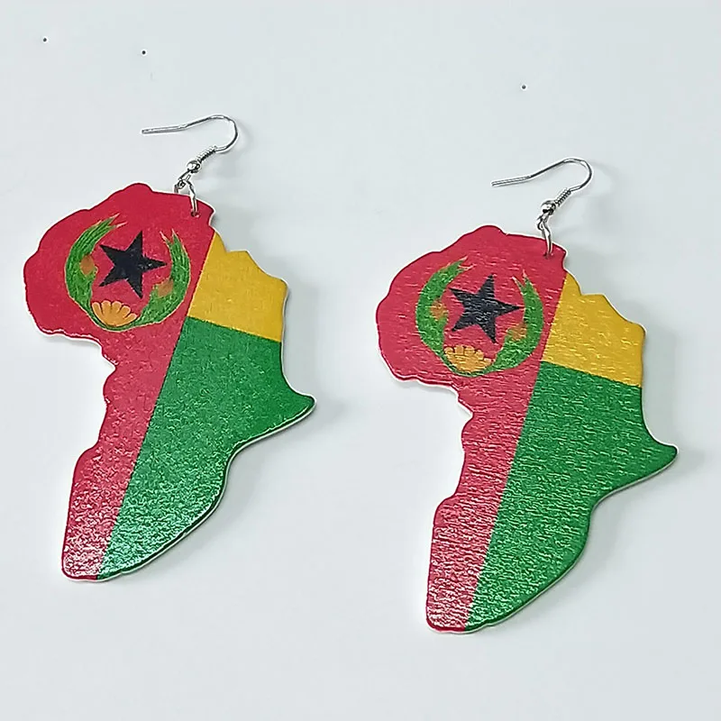 75mm Nature Wood Africa Map Continent Colorful Flag Printing Vintage Drop Earrings Women Wooden African Bohemia Afro Ear Jewelry
75mm Nature Wood Africa Map Continent Colorful Flag Printing Vintage Drop Earrings Women Wooden African Bohemia Afro Ear Jewelry