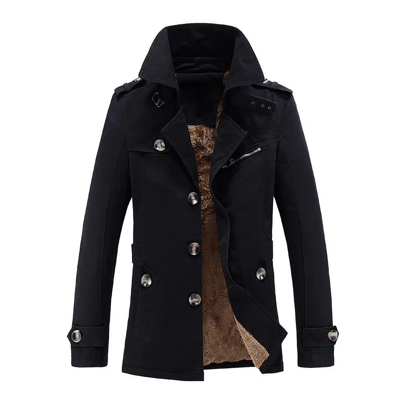 MEIZHOU Winter Men's Jacket Fashion Brand Clothing Fleece Lining Thick Section Warm Woolen Coat Men's Wool Blend Men's Jacket
MEIZHOU Winter Men's Jacket Fashion Brand Clothing Fleece Lining Thick Section Warm Woolen Coat Men's Wool Blend Men's Jacket
