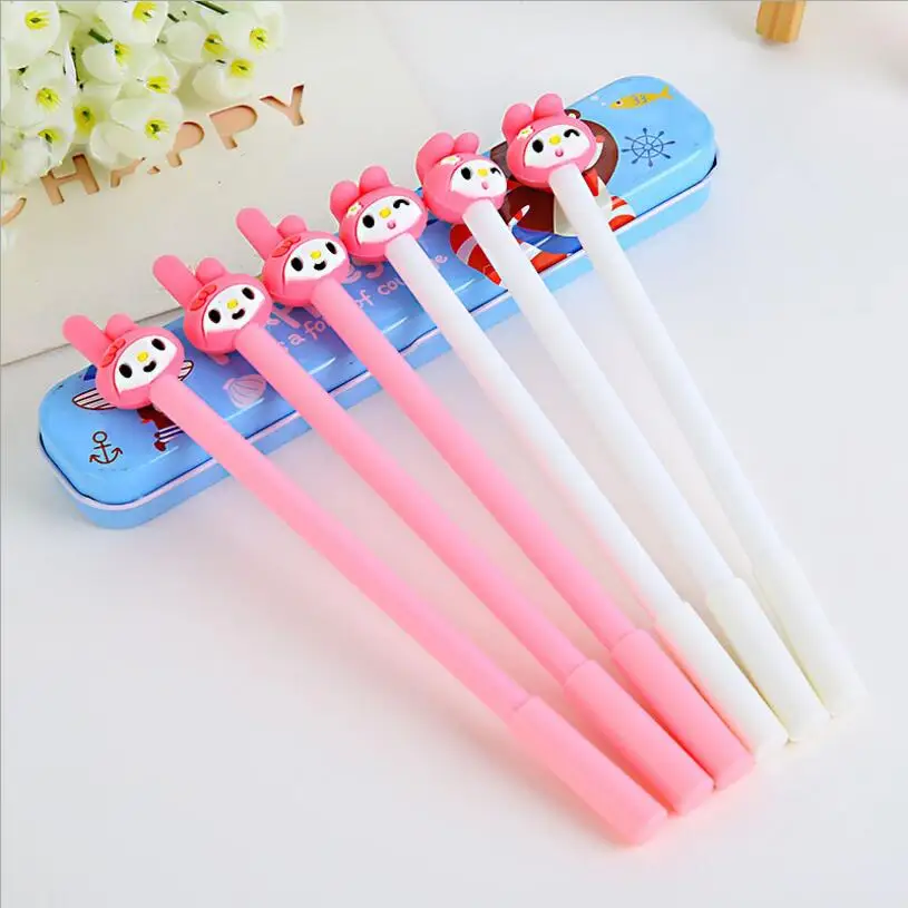 JUKUAI 2 Pcs/lot Creative Cartoon Rabbit Ears Plastic Gel Pen 0.38mm Cute Candy Color writing Pens For Kids School Supplies 7127
JUKUAI 2 Pcs/lot Creative Cartoon Rabbit Ears Plastic Gel Pen 0.38mm Cute Candy Color writing Pens For Kids School Supplies 7127