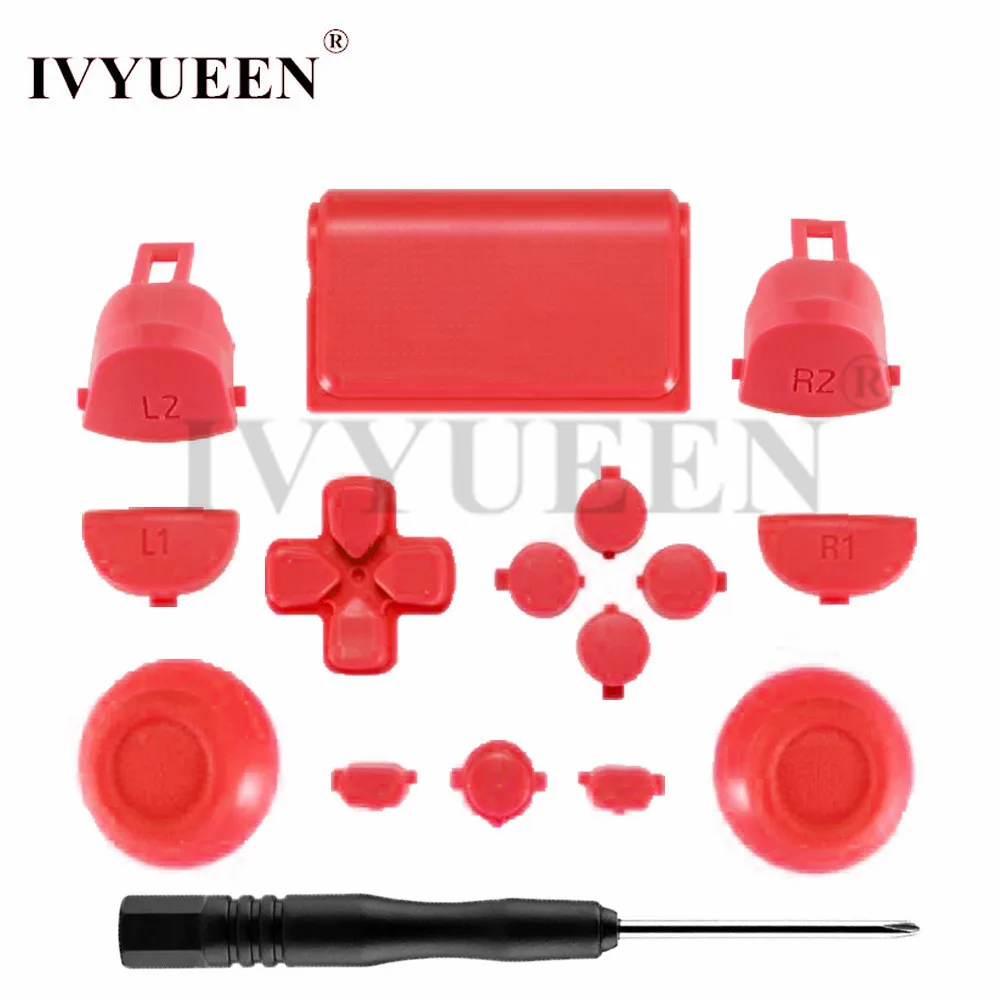 IVYUEEN For PlayStation Dualshock 4 PS4 Pro Controller JDS-040 JDS040 R2 L2 R1 L1 Trigger Dpad Buttons Mod Kit - Green Red Clear
IVYUEEN For PlayStation Dualshock 4 PS4 Pro Controller JDS-040 JDS040 R2 L2 R1 L1 Trigger Dpad Buttons Mod Kit - Green Red Clear