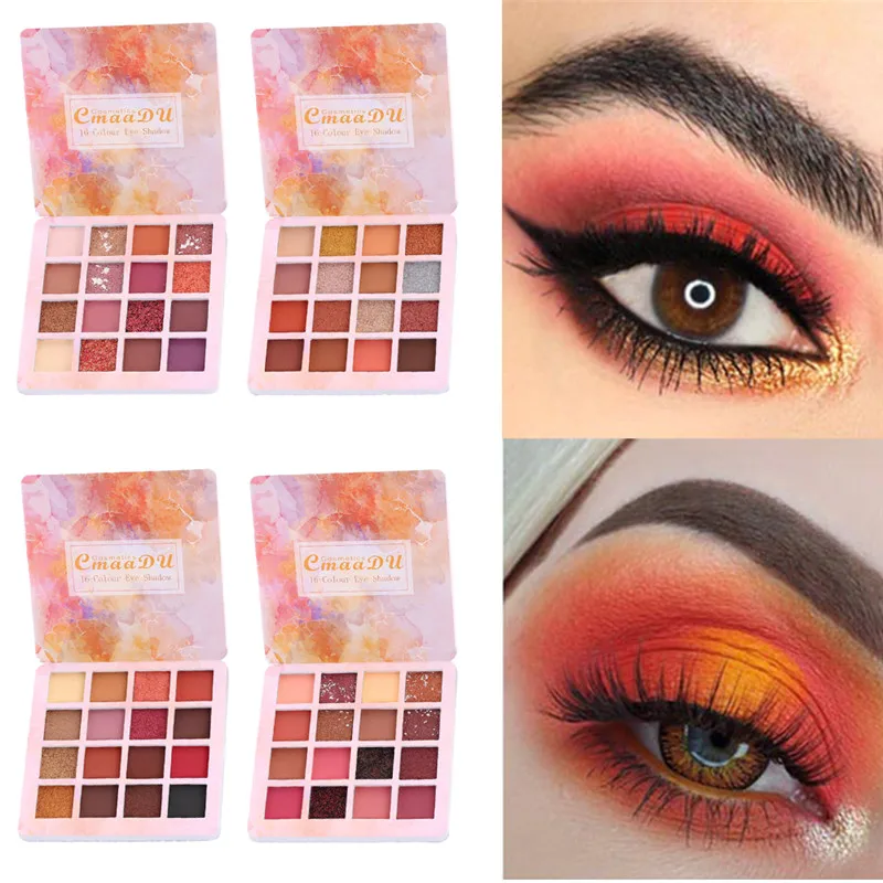 Cmaadu Brand Nude Eye Shadow Palette 16 Color Eyeshadow Shimmer Matte Glitter Powder Waterproof Paleta De Sombra Makeup Pallete
Cmaadu Brand Nude Eye Shadow Palette 16 Color Eyeshadow Shimmer Matte Glitter Powder Waterproof Paleta De Sombra Makeup Pallete