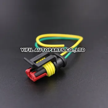 10pcs/lot Tyco/Amp 2 Pin/Way Female and Male Auto Connector Sealed Waterproof Hernia Lights Plug With Automobile Wire Harness
10pcs/lot Tyco/Amp 2 Pin/Way Female and Male Auto Connector Sealed Waterproof Hernia Lights Plug With Automobile Wire Harness
