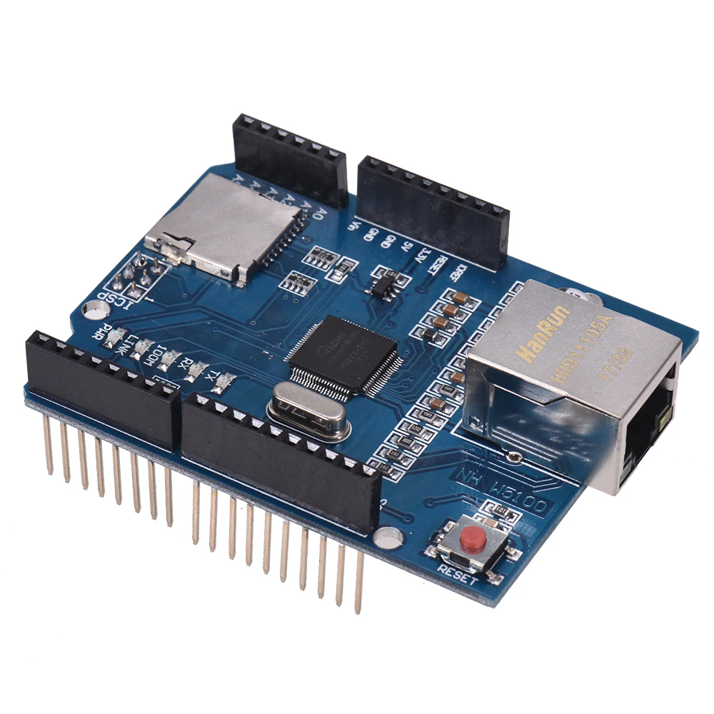 W5100 Expansion Board Ethernet Shield compatible board Network Expansion Card For Arduino UNO Mega2560
W5100 Expansion Board Ethernet Shield compatible board Network Expansion Card For Arduino UNO Mega2560