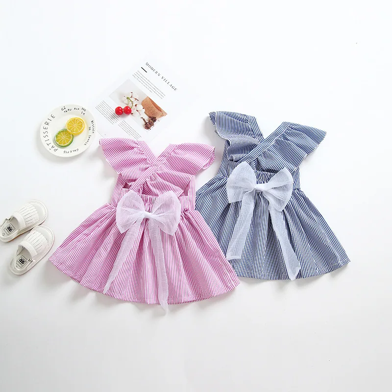 Baby Girls Princess Dresses Kids Clothes Dress For Girls Sleeveless Girls Baby Girl Vestidos Striped Children Party Clothing
Baby Girls Princess Dresses Kids Clothes Dress For Girls Sleeveless Girls Baby Girl Vestidos Striped Children Party Clothing