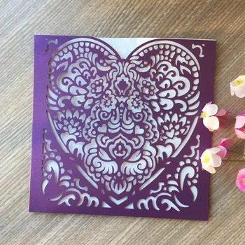 China Vintage Laser Cut Wedding Invitations Dark Purple 50pcs Party Elegant Luxurious invitation Card Pearl Paper
China Vintage Laser Cut Wedding Invitations Dark Purple 50pcs Party Elegant Luxurious invitation Card Pearl Paper