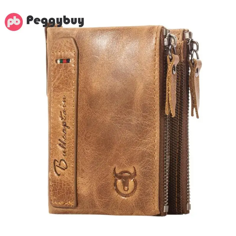 BULLCAPTAIN HOT Genuine Cowhide Leather Men Wallet Short Coin Purse Card Bag Small Vintage Wallets Brand High Quality Designer
BULLCAPTAIN HOT Genuine Cowhide Leather Men Wallet Short Coin Purse Card Bag Small Vintage Wallets Brand High Quality Designer