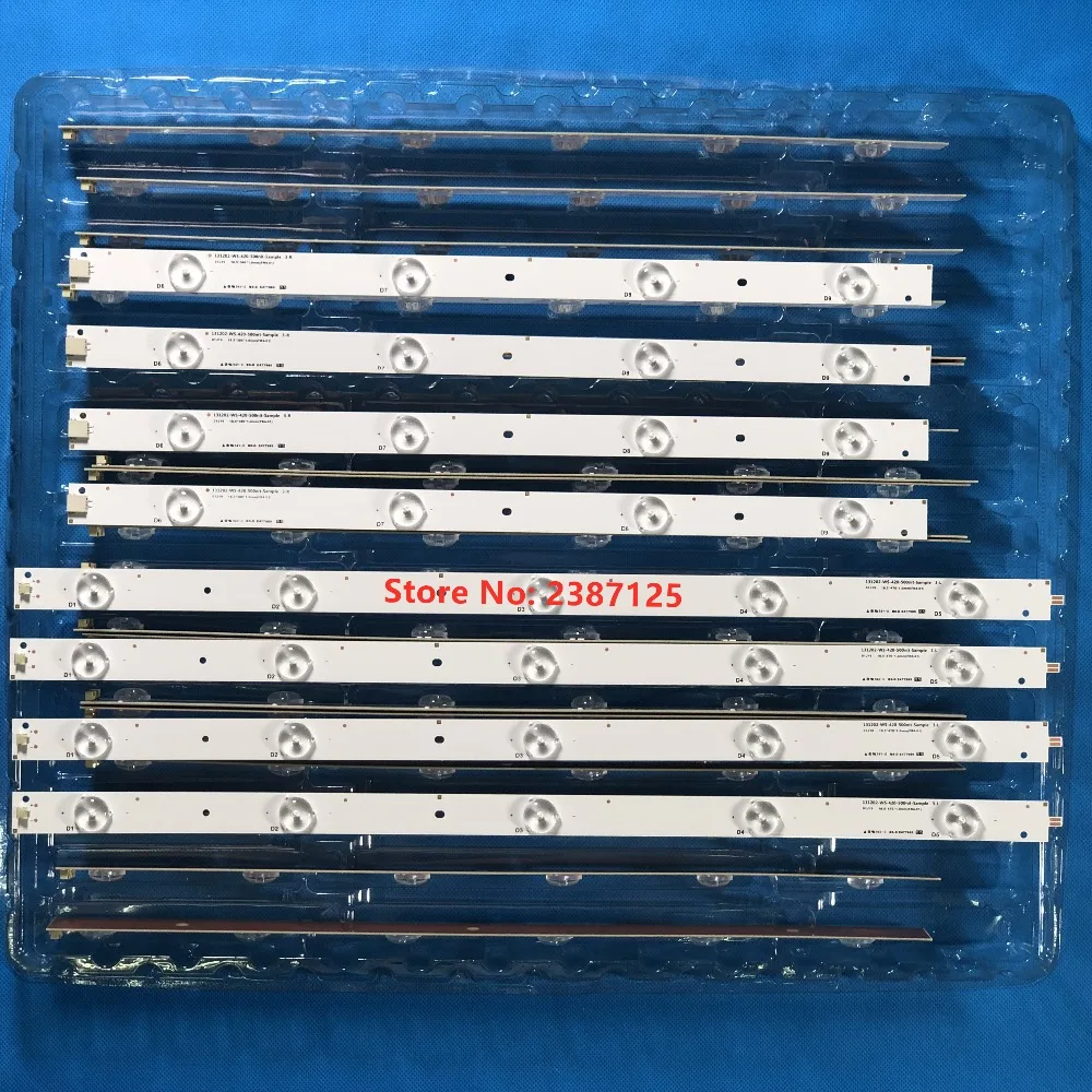 8PCS New LED Backlight Strip For 131202-WS-420-500nit-Sample 3-L 131202-WS-420-500NIT-SAMPLE 3-R TC-42AS610B TC-42AS610L
8PCS New LED Backlight Strip For 131202-WS-420-500nit-Sample 3-L 131202-WS-420-500NIT-SAMPLE 3-R TC-42AS610B TC-42AS610L