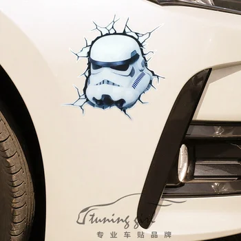 Car Stickers Star Wars Darth Vader Black Warrior White Soilder 3D Lifelike Funny Creative Decals Auto Tuning Styling D15
Car Stickers Star Wars Darth Vader Black Warrior White Soilder 3D Lifelike Funny Creative Decals Auto Tuning Styling D15