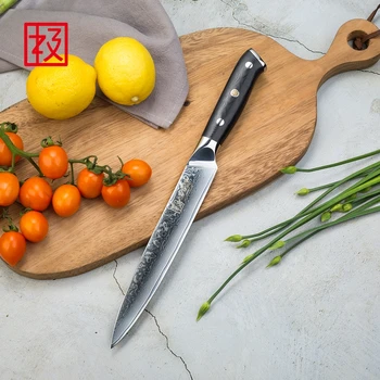 KEEMAKE Slicing Chef Knife Kitchen Knives Japanese Damascus VG10 Steel Razor Sharp 60HRC Blade Chef's Cutter Tools G10 Handle
KEEMAKE Slicing Chef Knife Kitchen Knives Japanese Damascus VG10 Steel Razor Sharp 60HRC Blade Chef's Cutter Tools G10 Handle