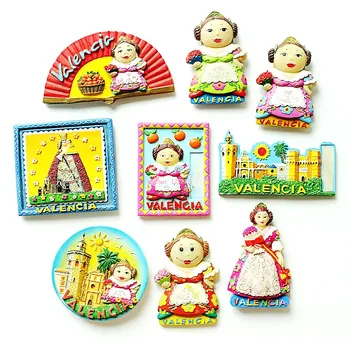 Hand-painted Valencia Girl, Spain 3D Fridge Magnet Travel Souvenir Refrigerator Magnetic Stickers Home Decor Gift
Hand-painted Valencia Girl, Spain 3D Fridge Magnet Travel Souvenir Refrigerator Magnetic Stickers Home Decor Gift