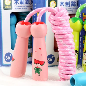 300 cm Long Rope Skipping for Kids Boys Girls Cartoon Wood Handle Jump Ropes Body Building Outdoor Toys Children's Day Gift
300 cm Long Rope Skipping for Kids Boys Girls Cartoon Wood Handle Jump Ropes Body Building Outdoor Toys Children's Day Gift