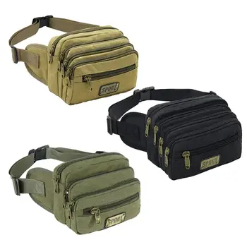 Vintage Canvas Waist Bag Multiple Pocket Fanny Pack Hip Purse Belt Bag Bum Bag for Sports Travel
Vintage Canvas Waist Bag Multiple Pocket Fanny Pack Hip Purse Belt Bag Bum Bag for Sports Travel