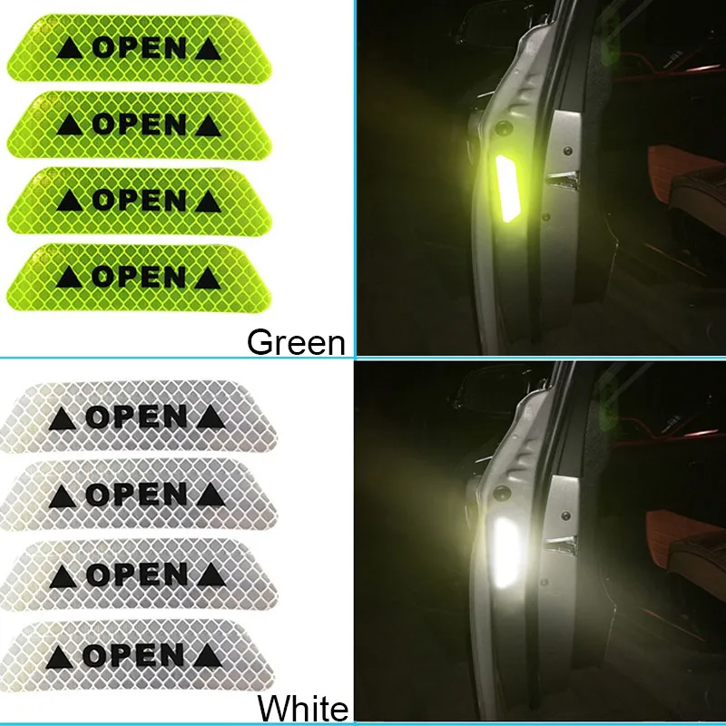 4Pcs Auto universal accessoriesCar Door Stickers Auto Warning Mark Reflective Strips Anti-collision protection car safety
4Pcs Auto universal accessoriesCar Door Stickers Auto Warning Mark Reflective Strips Anti-collision protection car safety