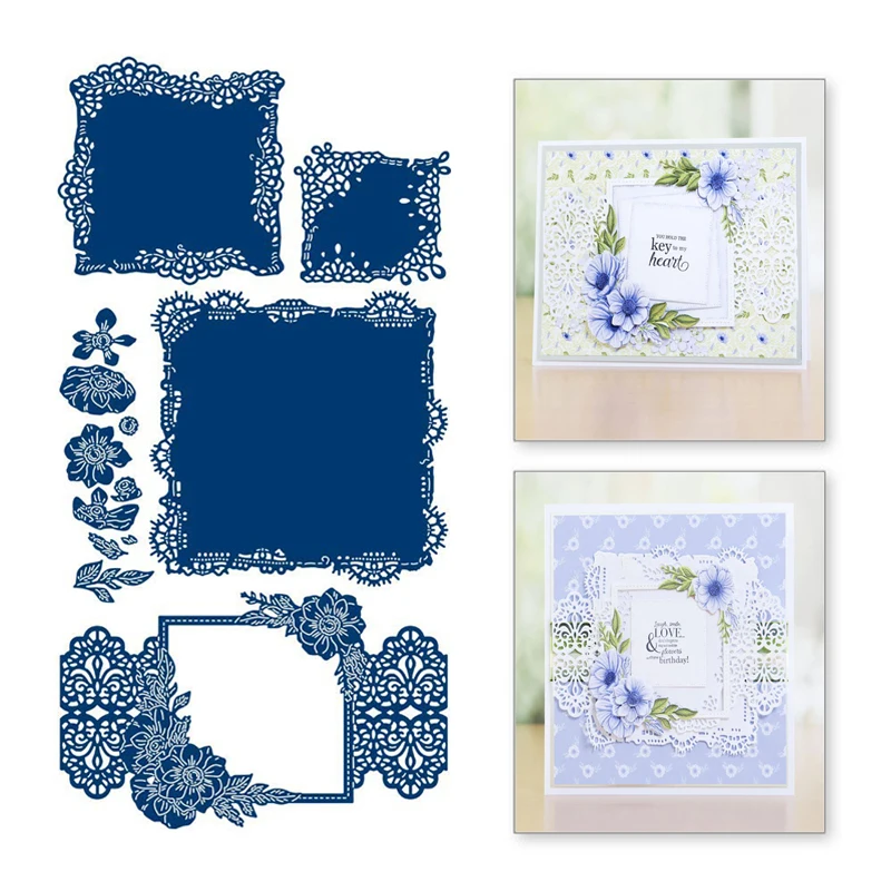 Lace Frame Dies Metal Cutting Dies Scrapbooking Flower Die Cut for Card Making DIY Embossing Album Craft New 2019
Lace Frame Dies Metal Cutting Dies Scrapbooking Flower Die Cut for Card Making DIY Embossing Album Craft New 2019