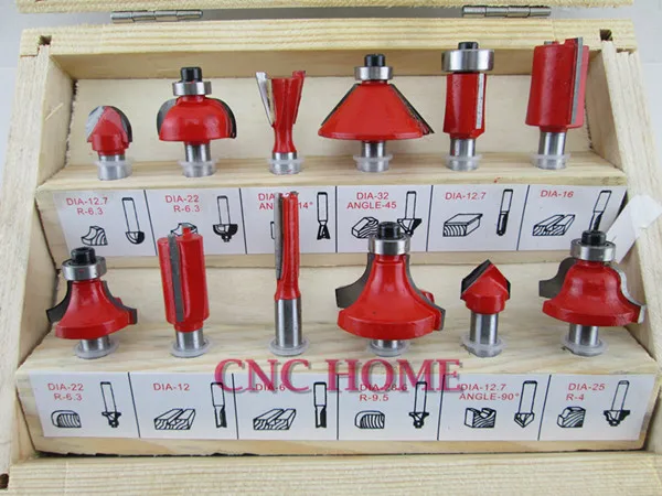 Free Shipping NEW 12pcs/set 1/4" (6.35mm) Shank Wood Router Bits Set Sharp Cutting Drilling Door Wooden Box
Free Shipping NEW 12pcs/set 1/4" (6.35mm) Shank Wood Router Bits Set Sharp Cutting Drilling Door Wooden Box