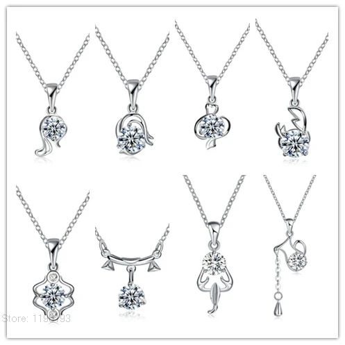 12 Constellations Pendant Necklace 925 solid Silver Plated Leo sagittarius capricorn Aquarius cancer pisces Zodiac Zircon Colar
12 Constellations Pendant Necklace 925 solid Silver Plated Leo sagittarius capricorn Aquarius cancer pisces Zodiac Zircon Colar