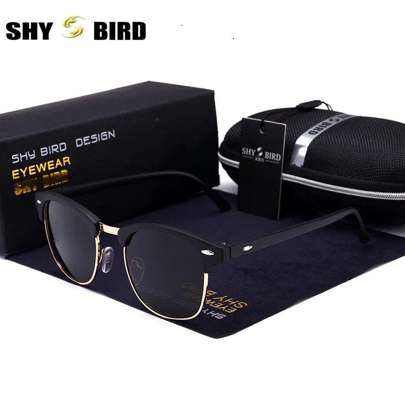 SHYBIRD Retro Rivet Sunglasses Men Women Polarized Square UV400 Black Colored Sun Glasses Fashion Mirror Sunglases Gafas De Sol
SHYBIRD Retro Rivet Sunglasses Men Women Polarized Square UV400 Black Colored Sun Glasses Fashion Mirror Sunglases Gafas De Sol