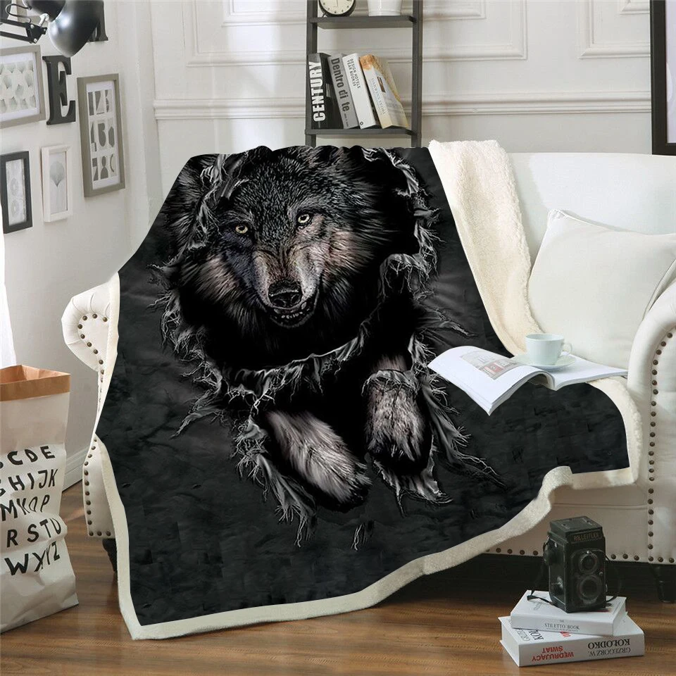 Mountain Wolf 3D Printed Sherpa Blanket Couch Cover Travel Youth Bedding Outlet Velvet Plush Throw Fleece Blanket Bedspread New
Mountain Wolf 3D Printed Sherpa Blanket Couch Cover Travel Youth Bedding Outlet Velvet Plush Throw Fleece Blanket Bedspread New