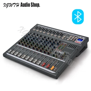 10 Channels Audio Mixer Professional DJ Mixing Console with Digital DSP Effects Bluetooth USB +48V Phantom Power
10 Channels Audio Mixer Professional DJ Mixing Console with Digital DSP Effects Bluetooth USB +48V Phantom Power