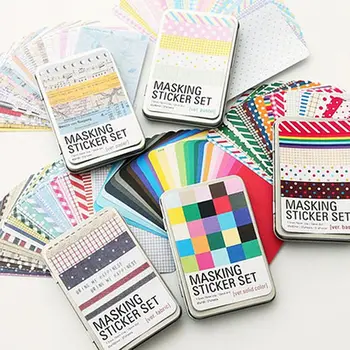 27 PCS/BOX DIY Kawaii Paper Dot/Color block/Stripe Sticker Vintage Masking Set Sticker for Diary Scrapbooking Student Cute
27 PCS/BOX DIY Kawaii Paper Dot/Color block/Stripe Sticker Vintage Masking Set Sticker for Diary Scrapbooking Student Cute