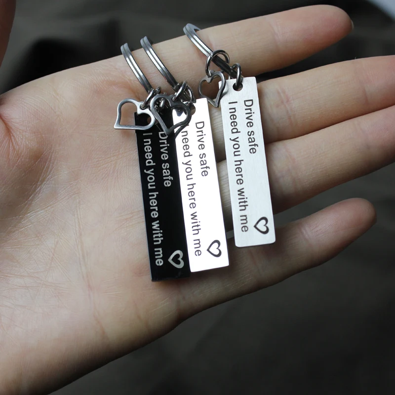 Customized keychain driving safe, I need you and my Valentine's Day gift for men and women jewelry keychain
Customized keychain driving safe, I need you and my Valentine's Day gift for men and women jewelry keychain