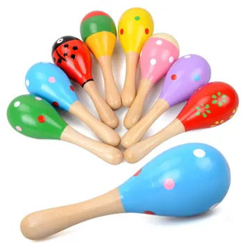 Colorful Baby Sand Hammer Rattle Infant Child Mini Wooden Maracas Party Toys Baby Shaker Hearing Practice Early Educational Toy
Colorful Baby Sand Hammer Rattle Infant Child Mini Wooden Maracas Party Toys Baby Shaker Hearing Practice Early Educational Toy