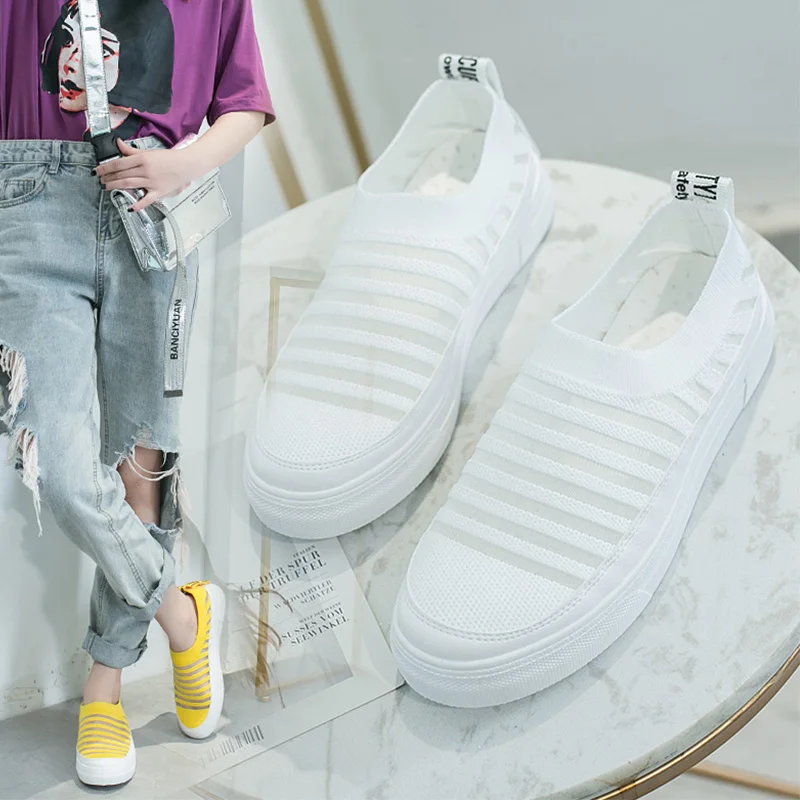 Summer Flat Mesh Shoes Woman Yellow Black Pink White Sneakers Women Casual Sport Shoes Woman Tenis Trainer chaussures femme 2019
Summer Flat Mesh Shoes Woman Yellow Black Pink White Sneakers Women Casual Sport Shoes Woman Tenis Trainer chaussures femme 2019