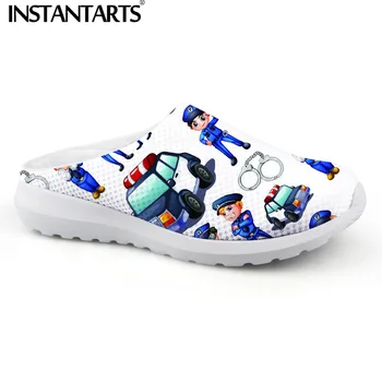 INSTANTARTS Summer Beach Shoes Men's Sandals Fashion Lightweight Man Mesh Shoes Cute Cartoon Police Flats Home Slippers Male Boy
INSTANTARTS Summer Beach Shoes Men's Sandals Fashion Lightweight Man Mesh Shoes Cute Cartoon Police Flats Home Slippers Male Boy