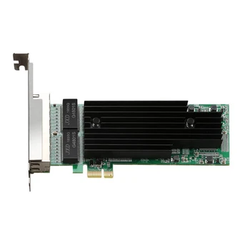 Gigabit Ethernet Server Adapter PCI Express x14 100/1000Mbps LAN Adapter 4 Port RJ45 Interface Controller Expansion for Computer
Gigabit Ethernet Server Adapter PCI Express x14 100/1000Mbps LAN Adapter 4 Port RJ45 Interface Controller Expansion for Computer